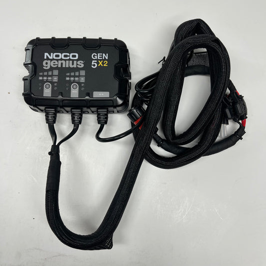 NOCO 2 Bank On Board Battery Charger & Maintainer 10 Amp 12 Volt Black GEN5X2