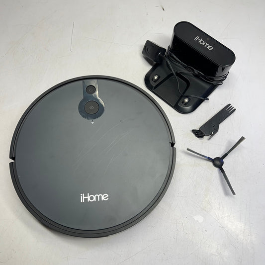 ZA@ IHOME Auto Vac Juno Robot Vacuum Mapping Technology Strong Suction  IHRV9 (As-Is-Return)