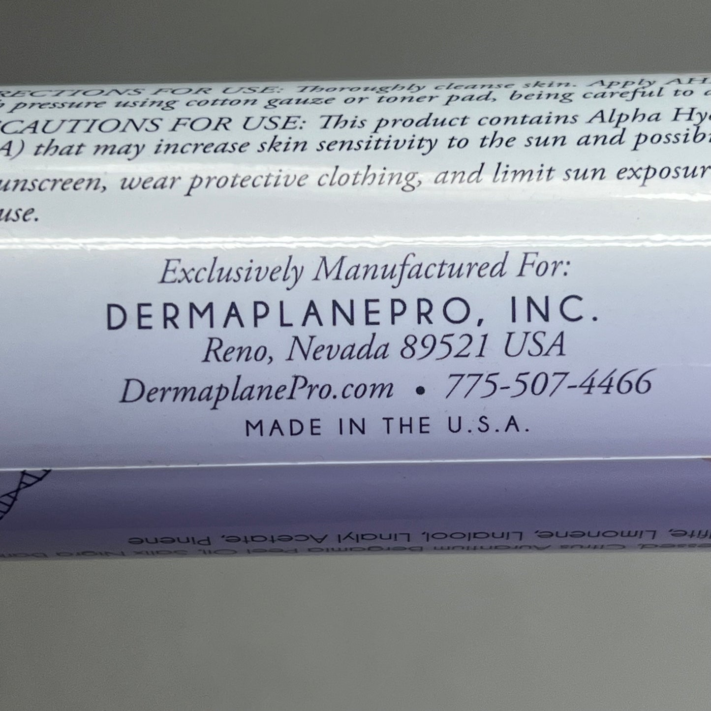 DERMAPLANE PRO AHA/BHA Skin Prep Solution Vegan & Cruelty Free 8 Fl Oz 6 M