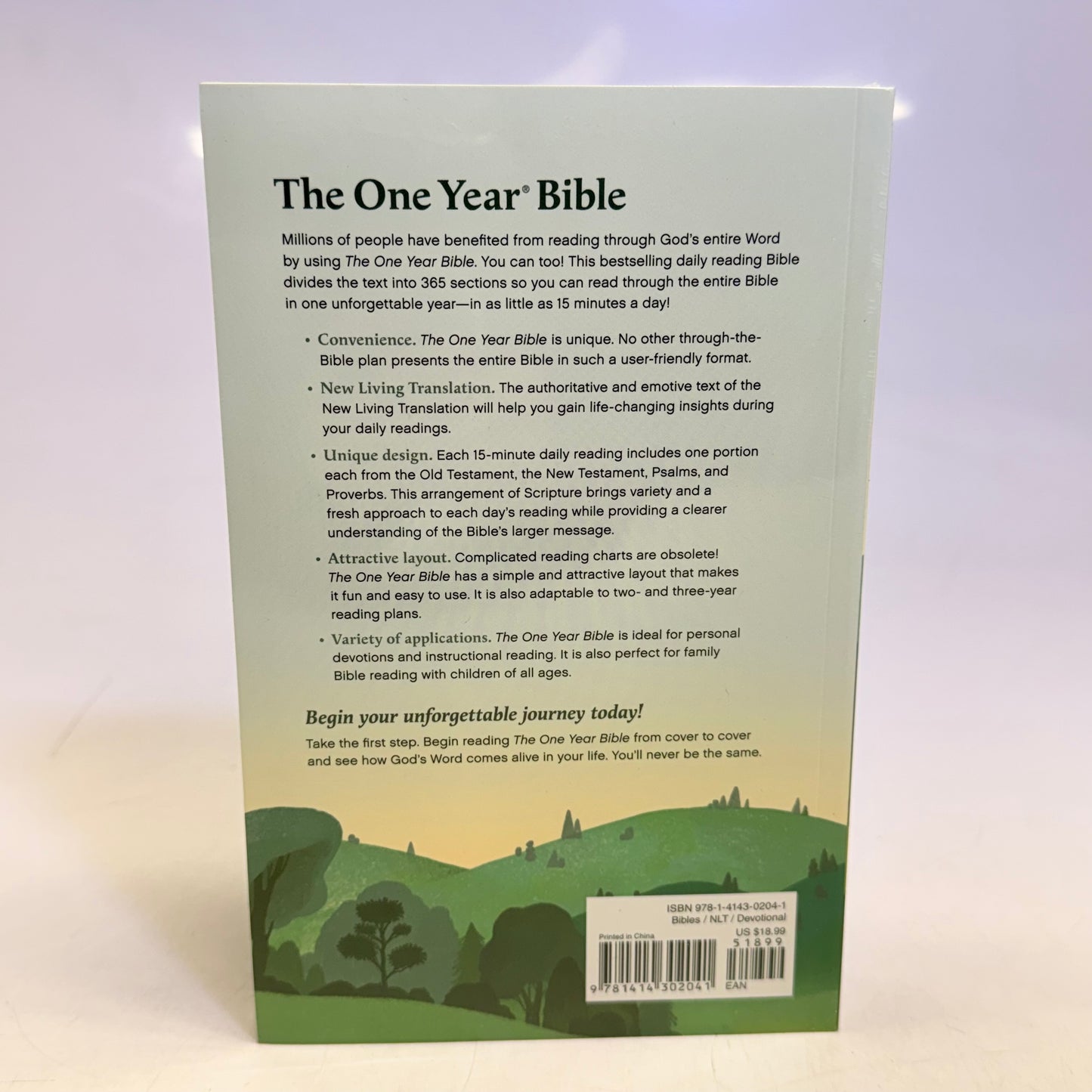 NEW LIVING The One Year Bible Softcover The Entire Bible In 365 Readings 51899