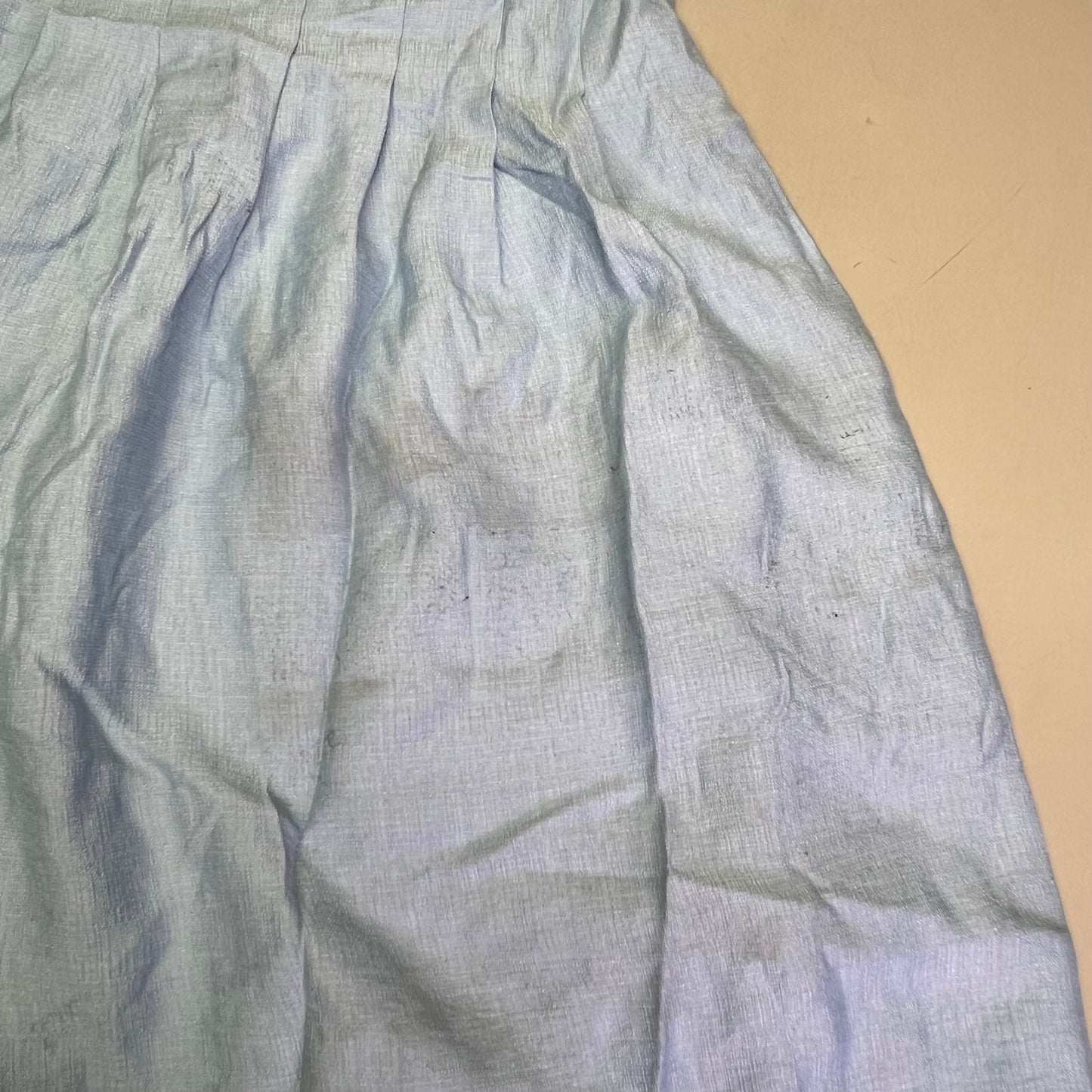 ANNE KLIEN Knee Length Lined Summer Dressed Womens Sz 8 Bright Water Blue (Used)