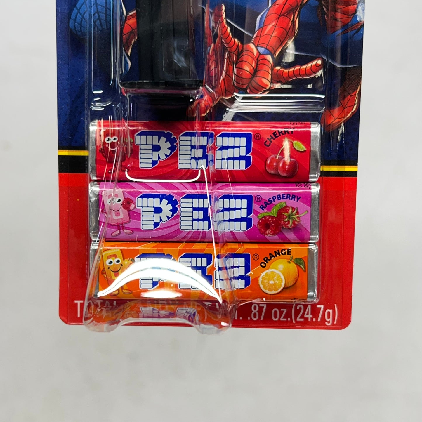 PEZ (12 PACK) Spiderman Charactors Candy Dispensers W/ Candy 079116 BB 01/31