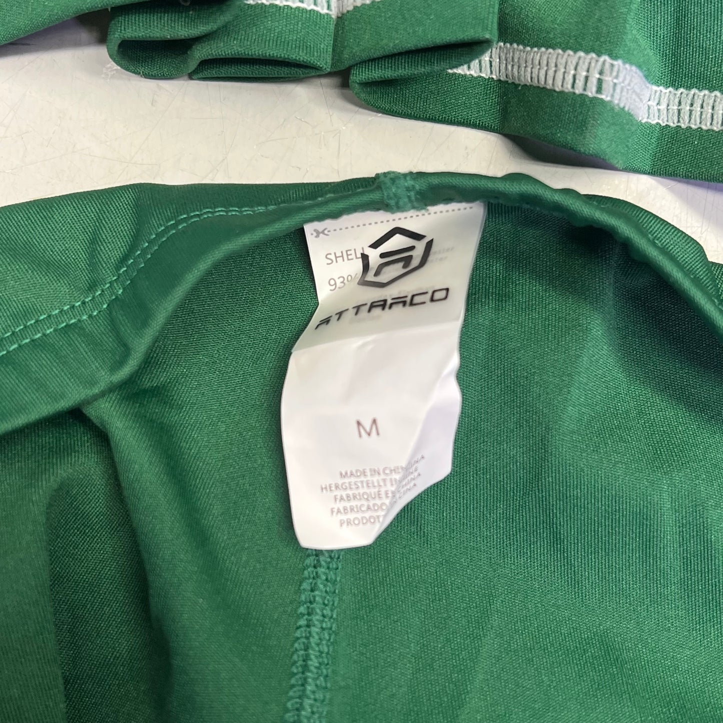 CHARMO Tennis Polo Dress Pleated Skirt W/ Shorts Women's Sz M Grass Green