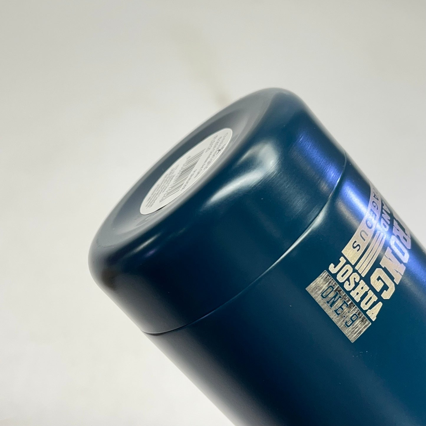 CHRISTIAN ART GIFTS Strong & Courageous Stainless Steel Water Bottle 17 Oz Blue