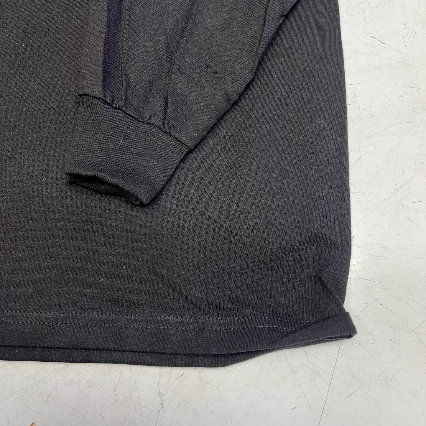 ZA@ AMERICAN APPAREL (12 PACK) Heavyweight Cotton Long Sleeve Tee Unisex Sz XL Black 1304