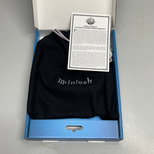 MCINTOSH Balanced Audio Cable 2-Conductor Twisted-Pair Design 1 Meter CBA1M