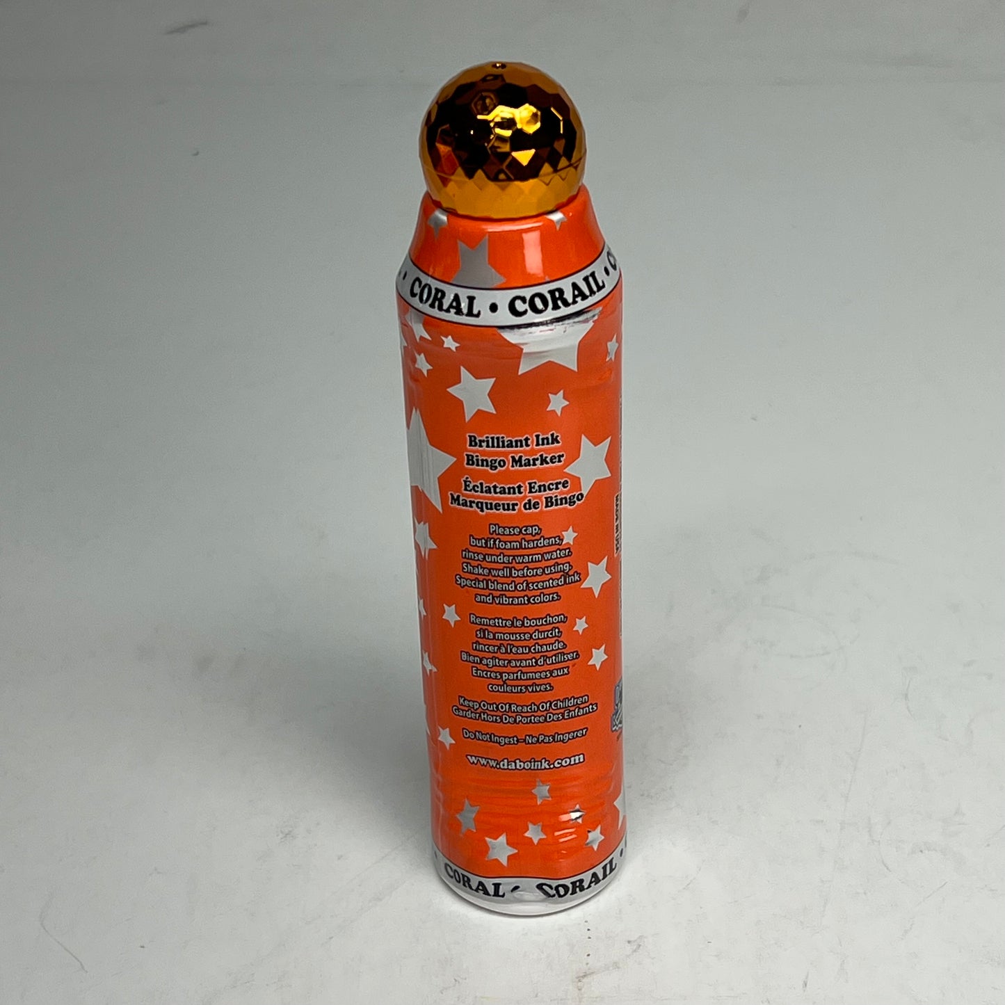 DAB O INK (12 PACK) Sun Sational Bingo Marker Bright Ink 110ml/4oz Coral D26