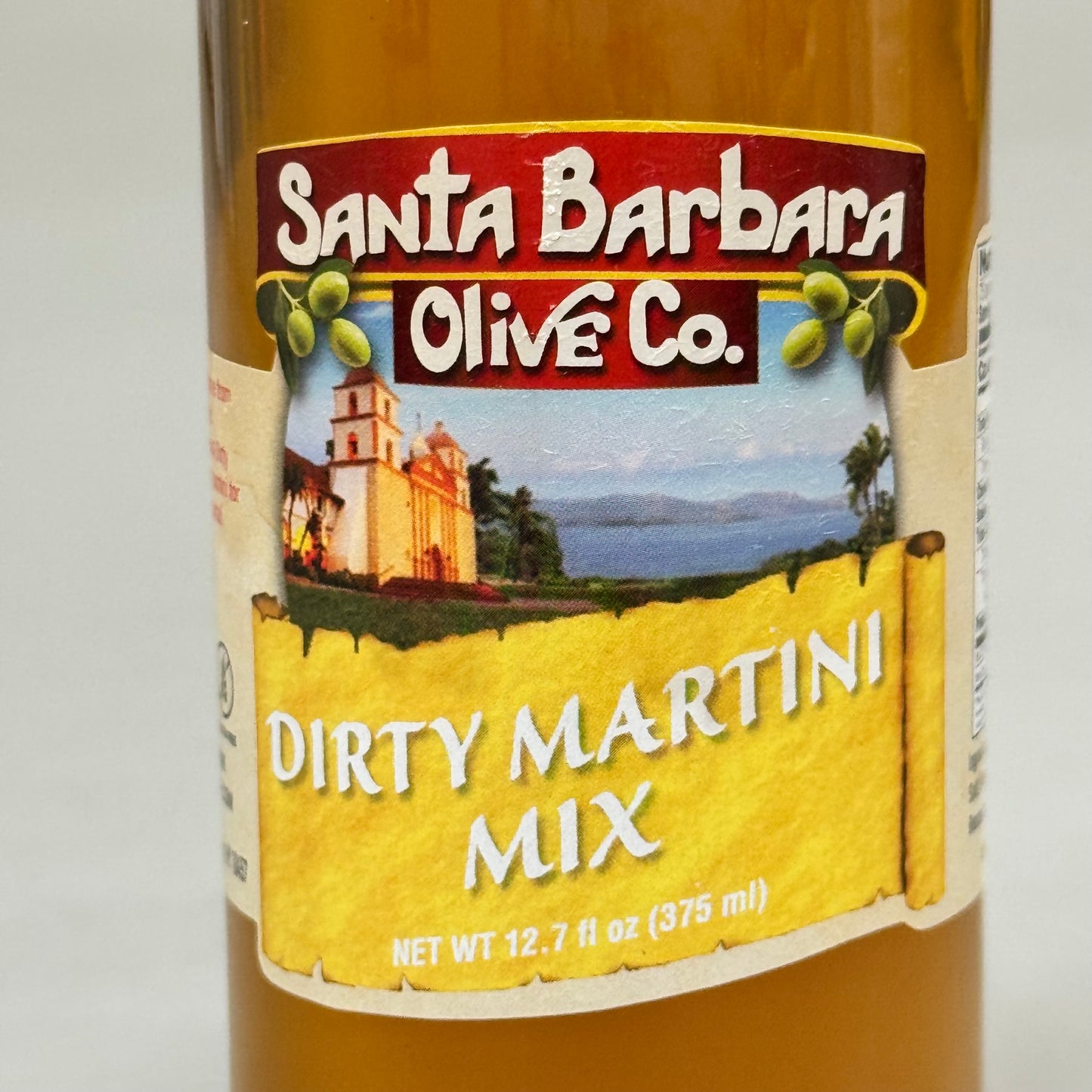 SANTA BARBARA OLIVE CO (12 Pack) Dirty Martini Mix 375ML Yellow BB 01/27 55-200-29