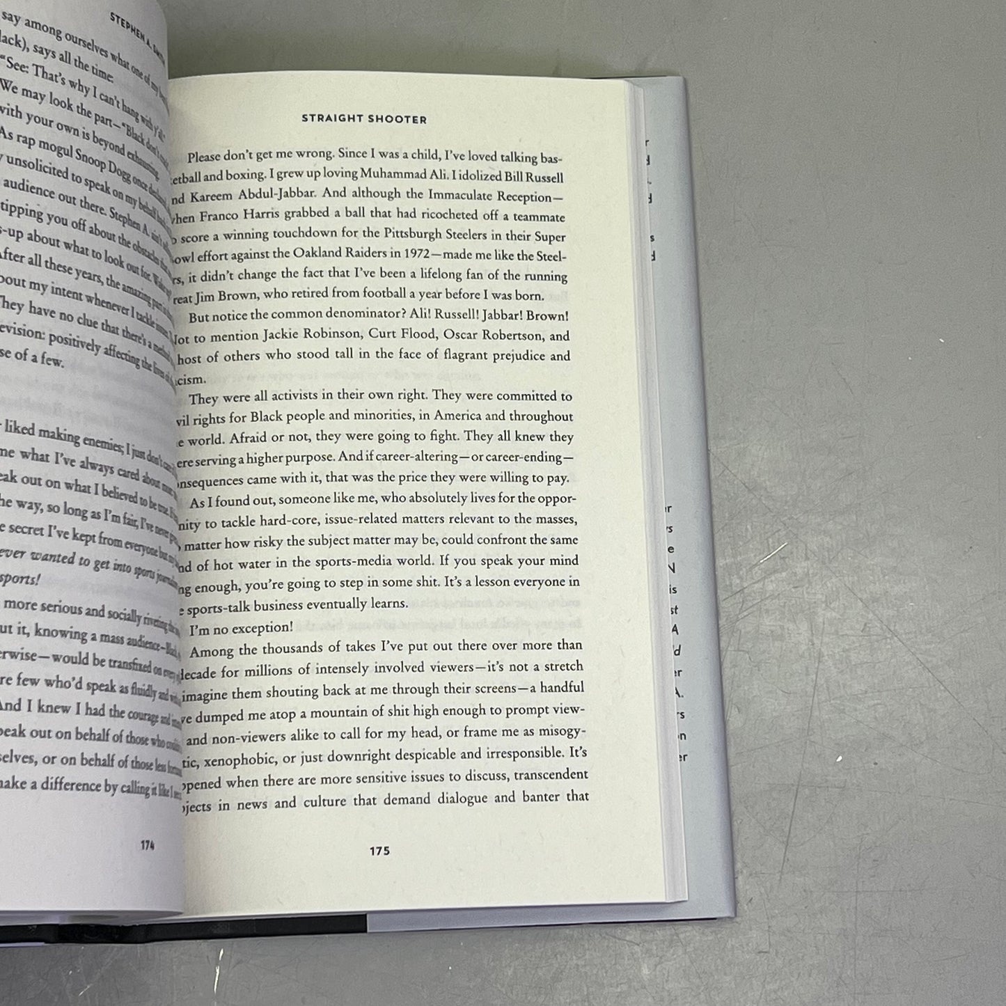 STRIAGHT SHOOTER  A Memoir Of Second Chances & First Takes Hardcover Book