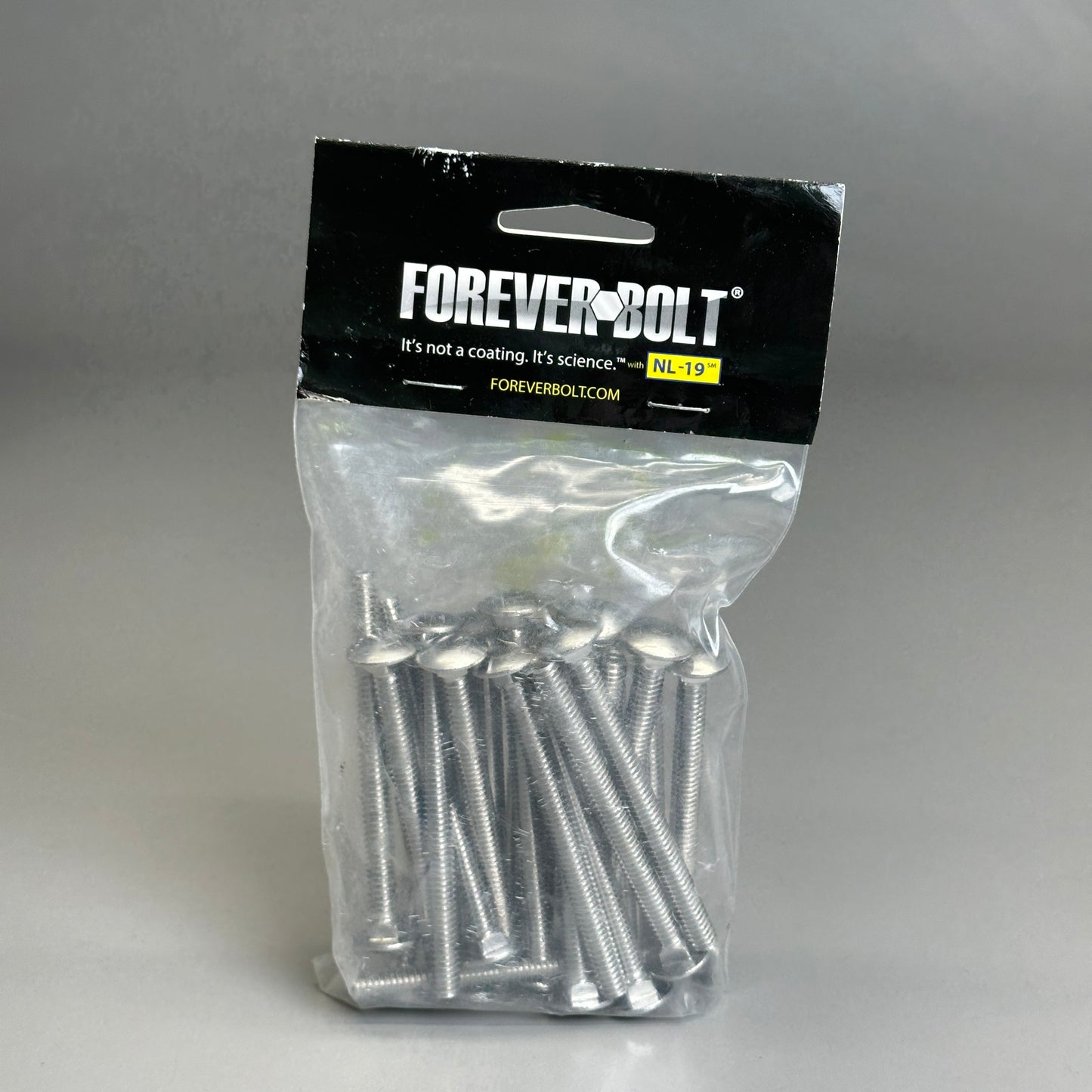 FOREVER BOLT (25 Pcs) Carriage Bolt 1/4"-13 x 3" NL-19 - 18-8 Stainless Steel