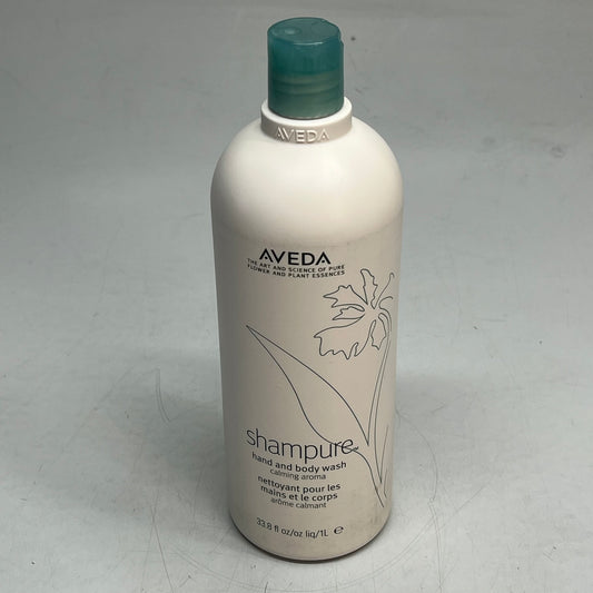 AVEDA Shampure Hand & Body Wash Derived From Babassu Nut Soothing Formula 33.8Oz