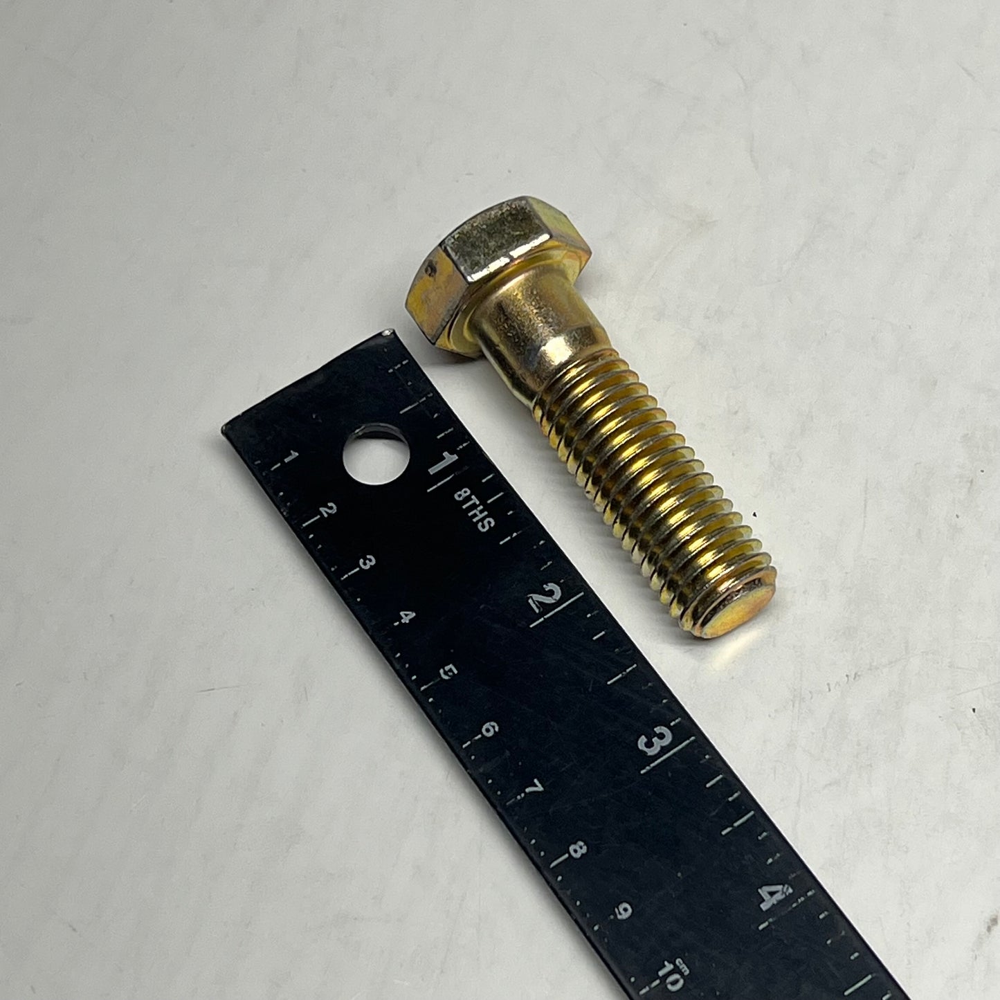 MCMASTER-CARR (5 PACK) Hex Head Screw Zinc Yellow Chromate Plated 91257A803