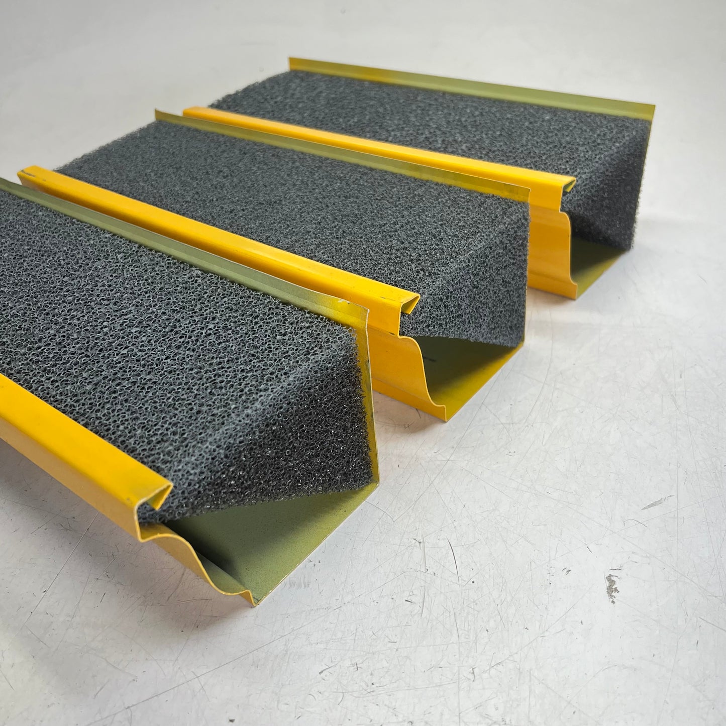 ZA@ GUTTER FOAM (3 PACK) K-style Foam Gutter Filter  5"x11.5" Grey