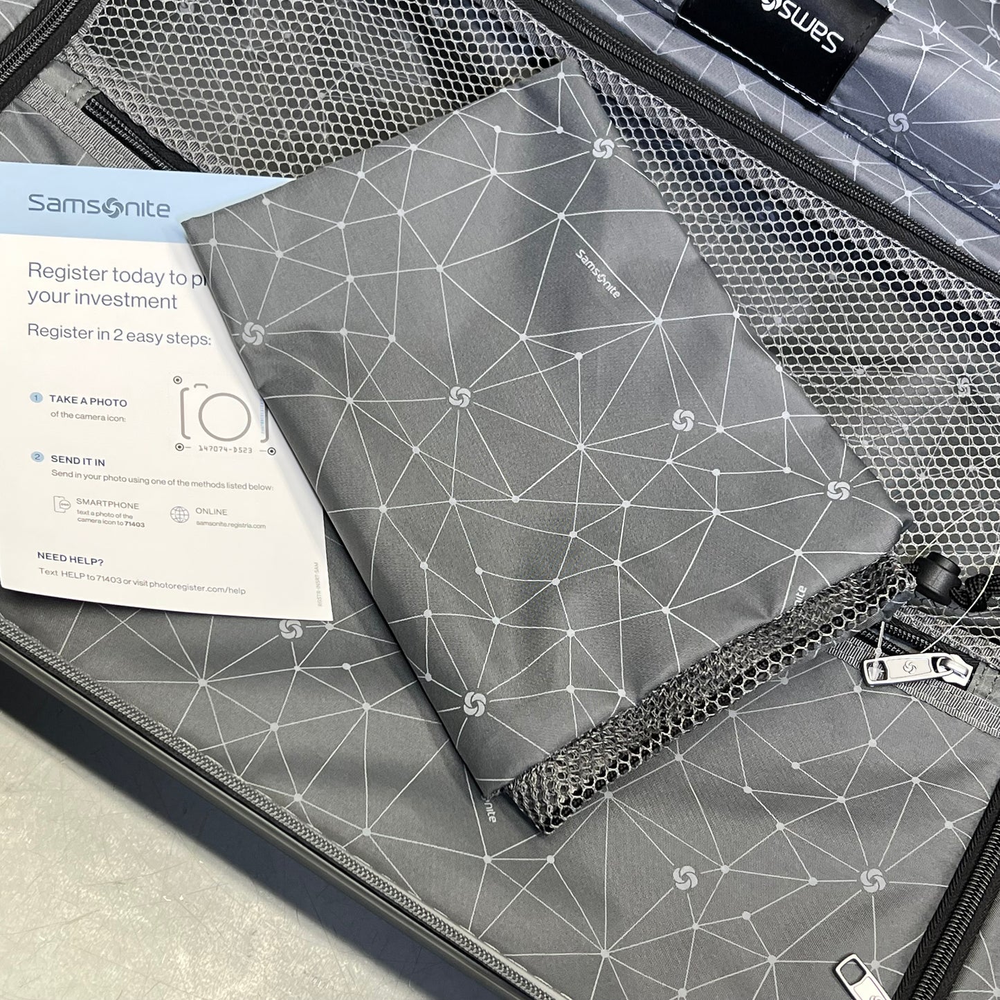 SAMSONITE Opto 3 Carry Suitcase 360° Spinner Wheels 19" X 13"x9" Frost Teal