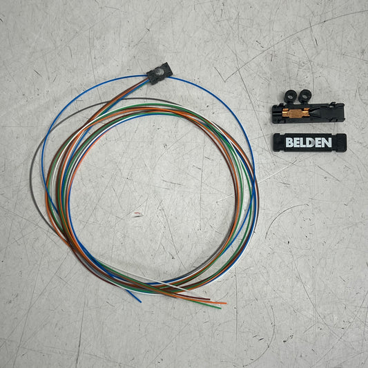 BELDEN Optical Fiber Field Breakout Kit Plastic Housing 6 Fiber 6 Tubes AX101100