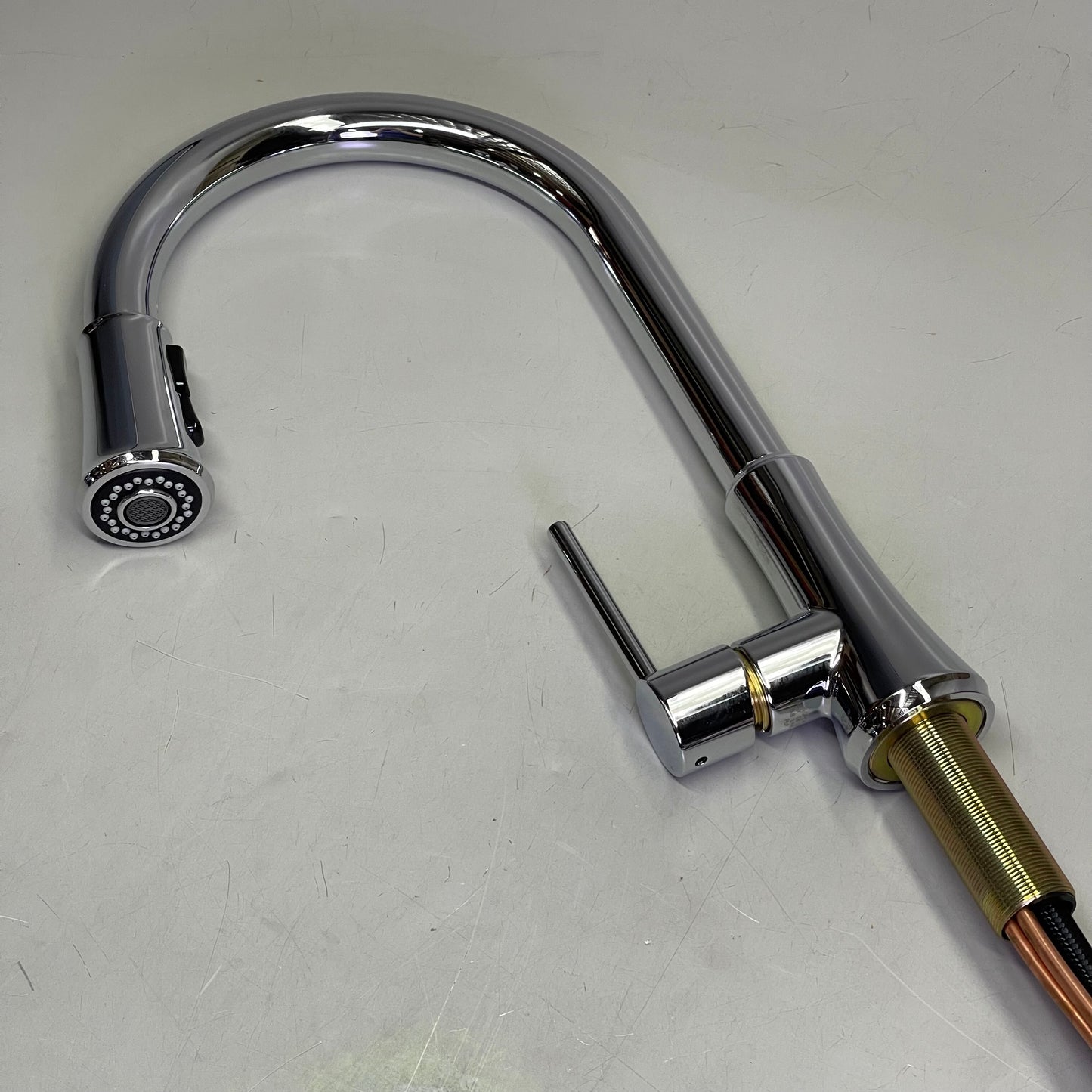 PFISTER Pfirst Series 1-Handle Pull-Down Kitchen Faucet Polished Chrome G529-PF2C