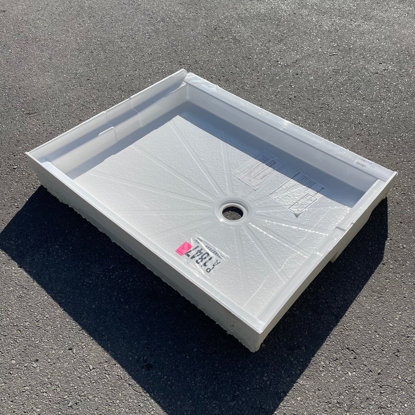 ZA@ BATHWRAPS Shower Floor White (AS-IS)