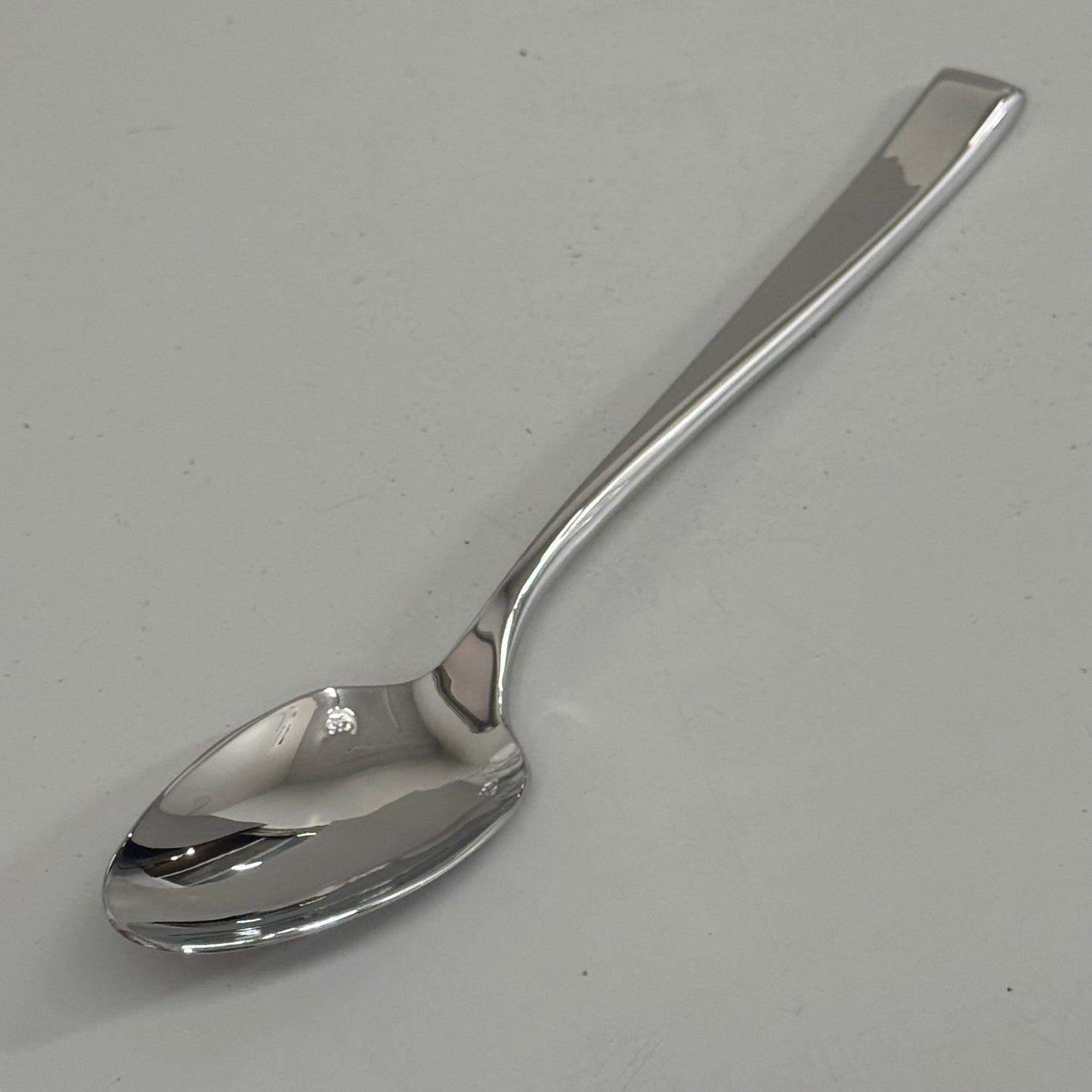 C&S (3 Dozen) 7 1/2" Dessert Spoon with Stainless Grade, Harper Satin Pattern