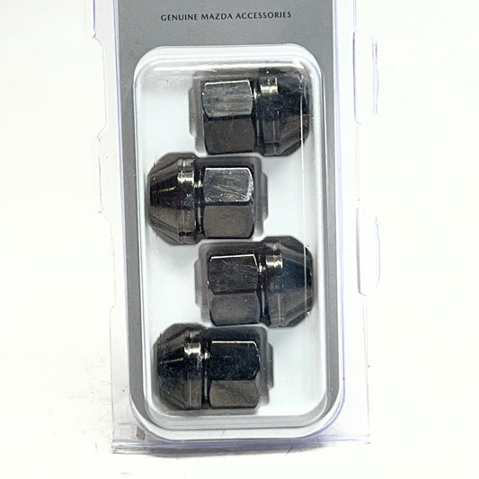 NEW OEM GENUINE (4 PACK) Mazda 2024 Cx-30 Black Wheel Lug Nuts Sz 21mm, Black C9N2V9770