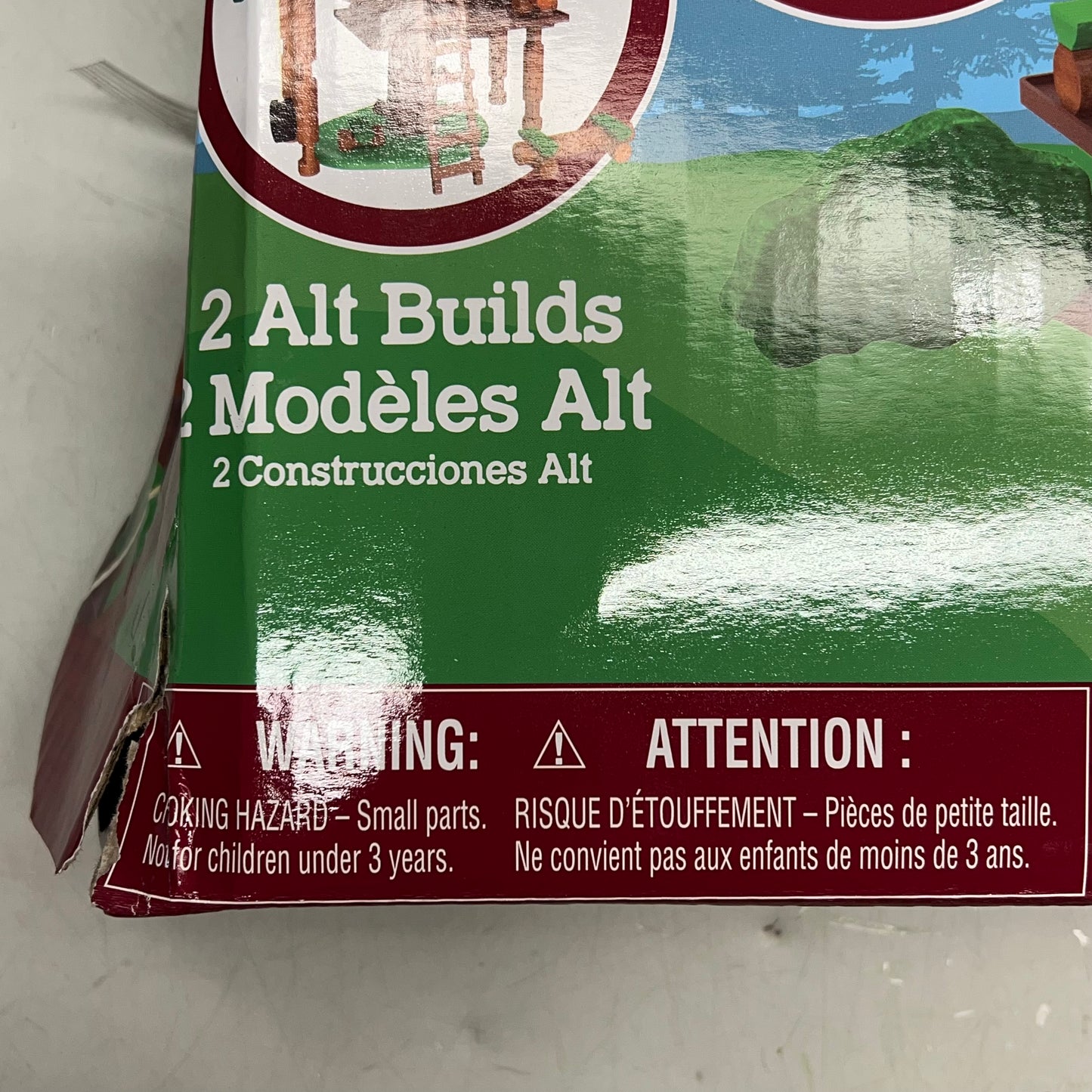 HASBRO The Original Lincoln Logs Building Toy 77 Piece  Brown 00778 (As-is)