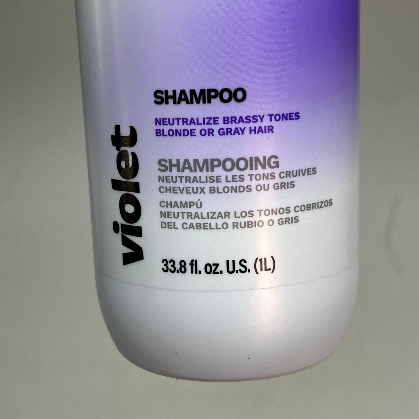 KENRA Violet Shampoo For Enhancing Blonde Vibrancy Eliminating Brass 33.8 oz