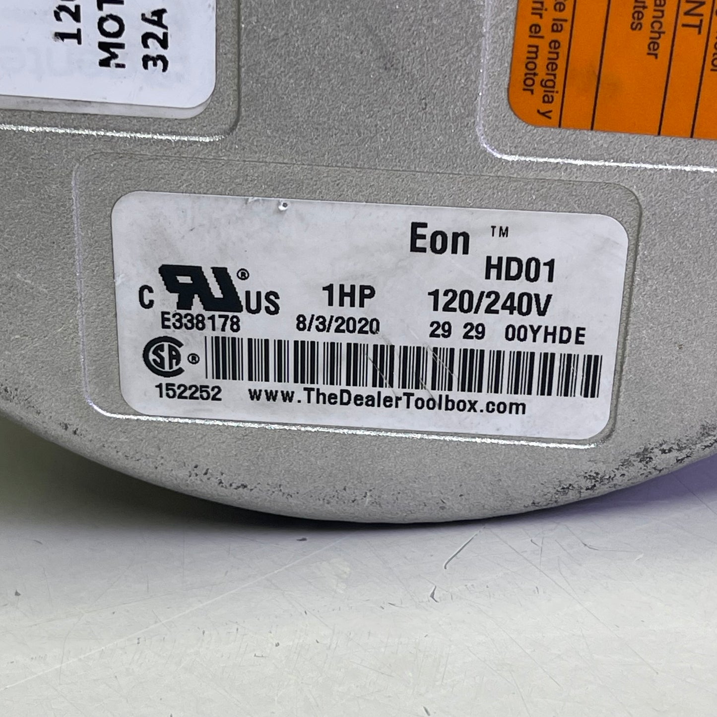 GENTEQ Drive Blower Motor 120/240V 60HZ 1PH 1HP Dark Blue & Silver 5SEA39RL V5003