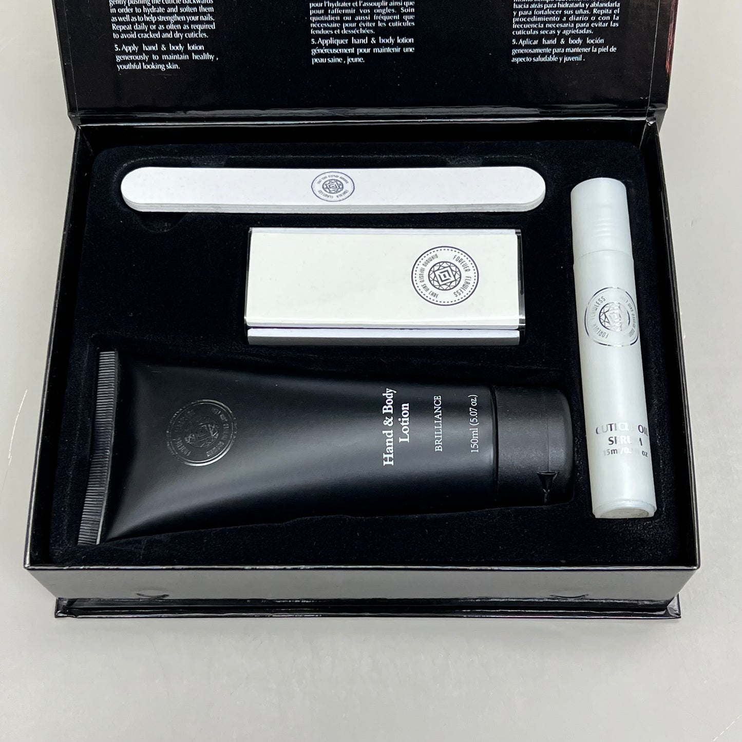 ZA@ FOREVER FLAWLESS Brilliance Nail Care 4 Piece Kit Manicure Treatment BB 12/2024 Retail $99