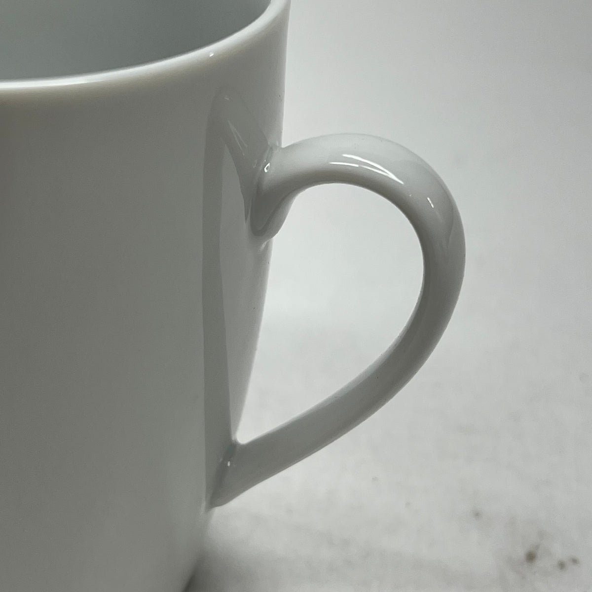 10 STRAWBERRY STREET (6 PACK) Java Barrel Mugs Porcelain Construction 10oz White