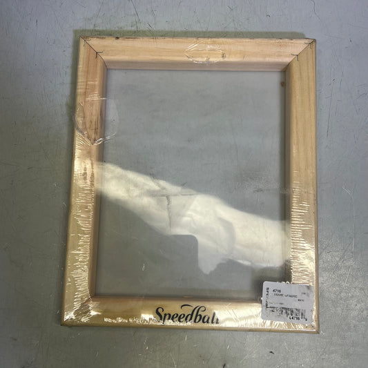 ZA@ SPEEDBALL Screen Printing Hardwood Frame Cord Locked In Grooves 10"x14" Tan 4716 (Slightly Dirty)