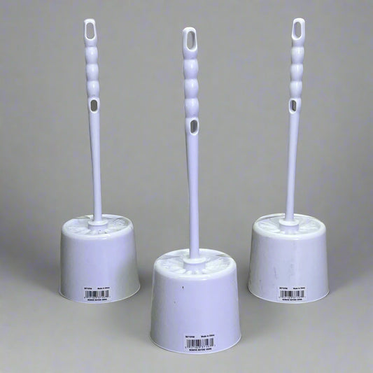 CARLISLE (3 PACK) Toilet Bowl Brush W/Cady 1/2" White 36719700