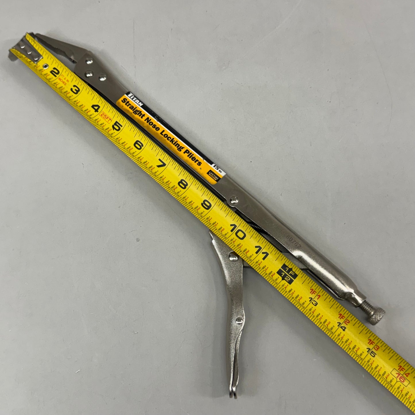 TITAN 90 Degree Bent Nose Locking Pliers 15 Inch 60764