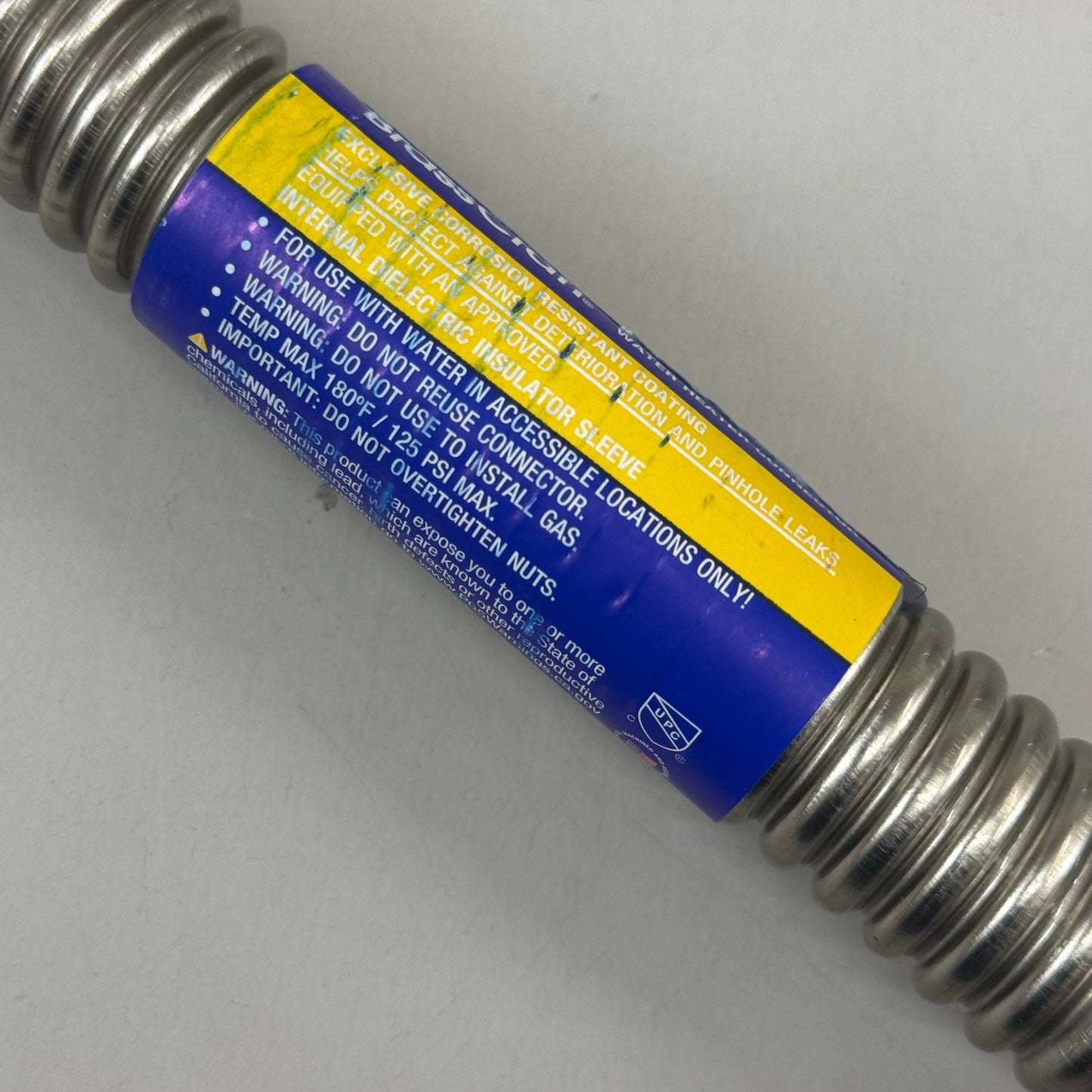 BRASSCRAFT (2 Pack) Water Heater Connector 3/4" FIP 24"x 3/4" SWB00-24N