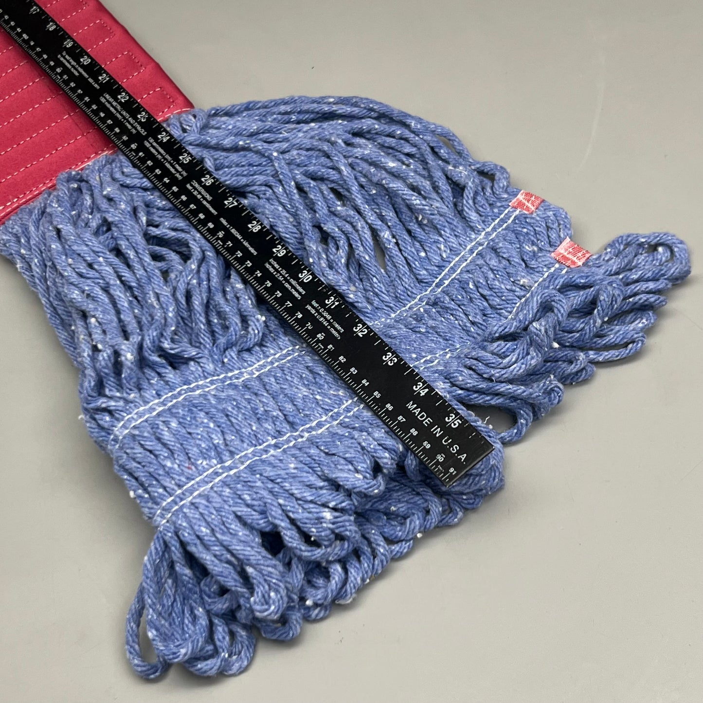 2PK Microfiber Wiping & Wet Mops 6"x36" Blue