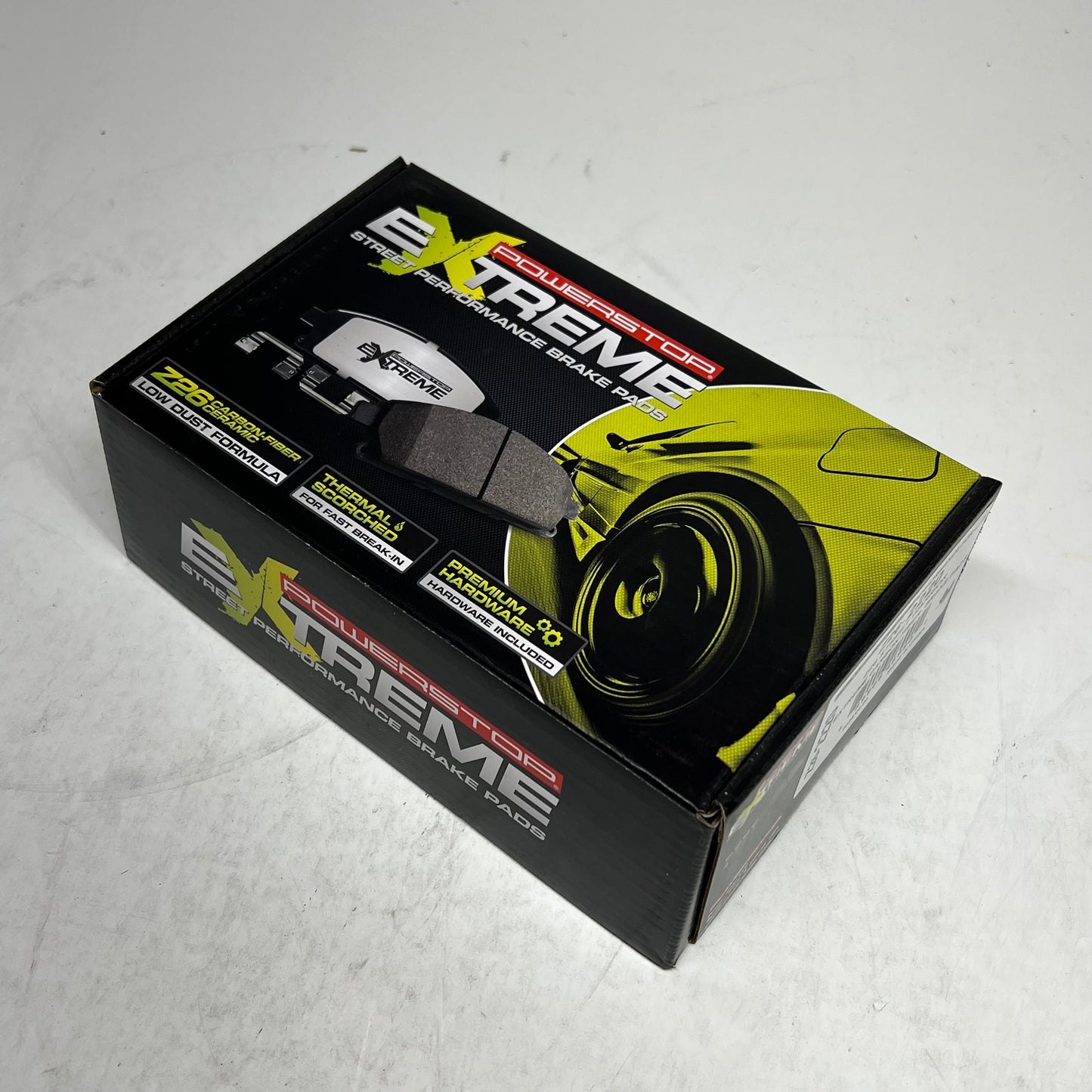 POWER STOP Street Performance Carbon Fiber Ceramic Brake Pads Kit Z26-2220
