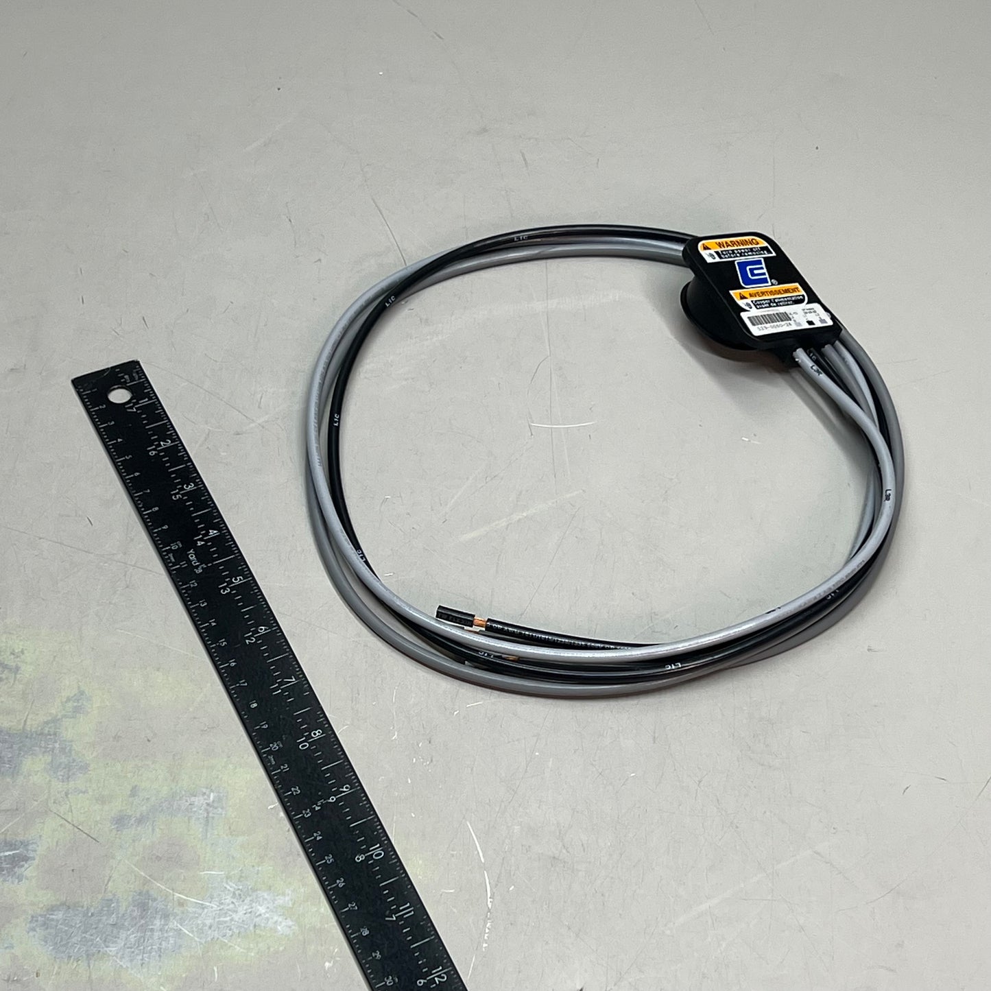 COPELAND Durable Power Cable W/ Molded Plug 43" Grey/Black 529-0060-24