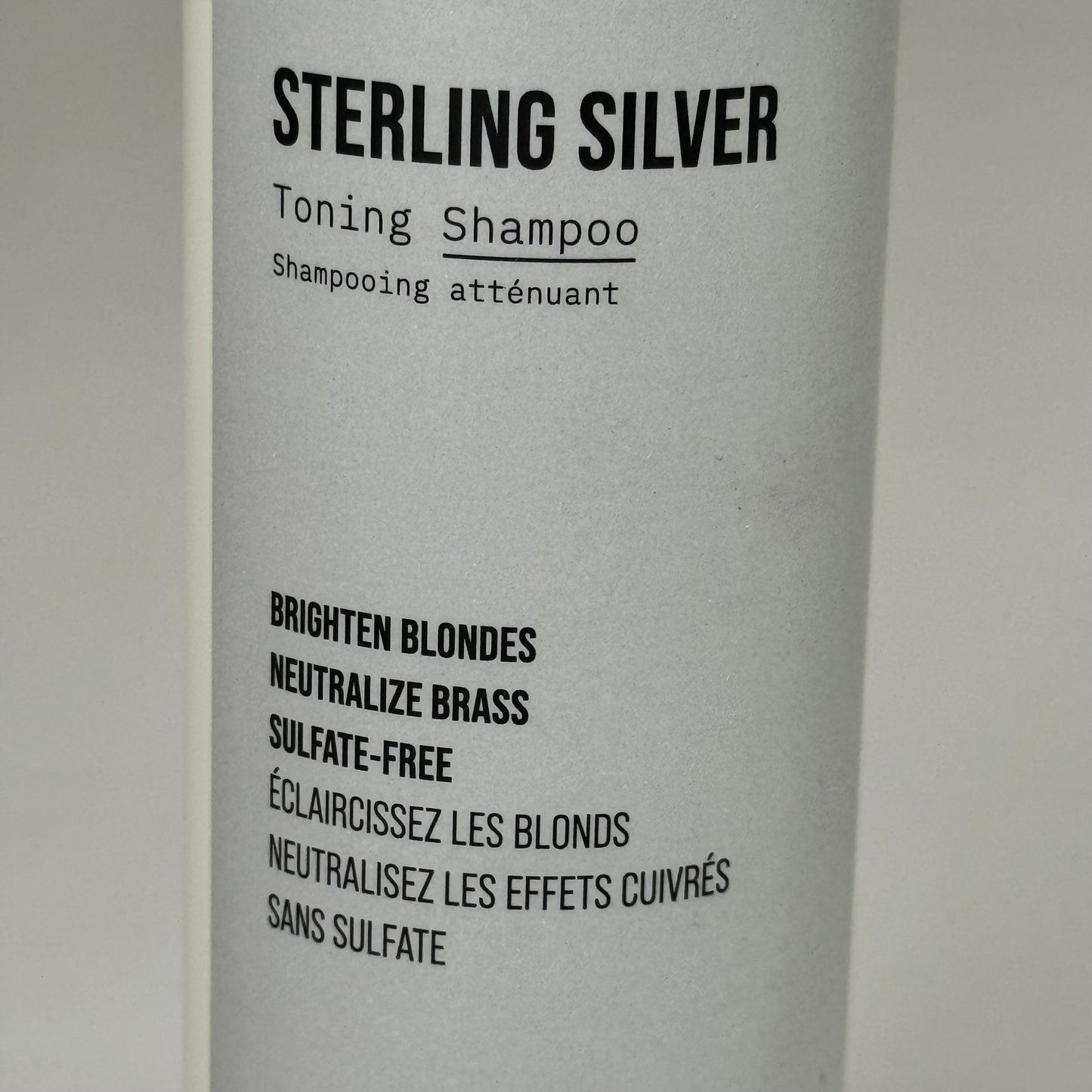 AG CARE Sterling Silver Toning Shampoo for Neutralizing & Moisturizing 10 fl oz