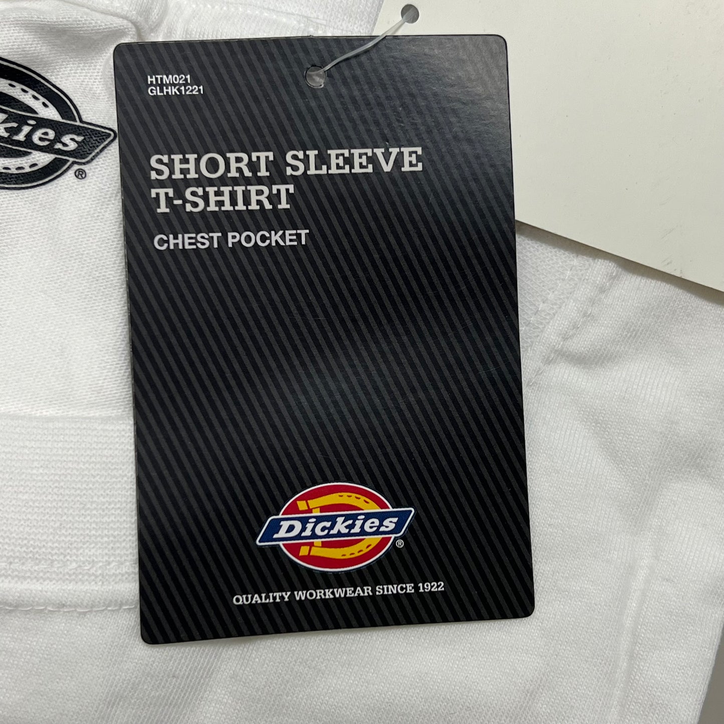 DICKIES Lightweight Short Sleeve Pocket Tee Shirt Men's Sz 3XL White WS436WH