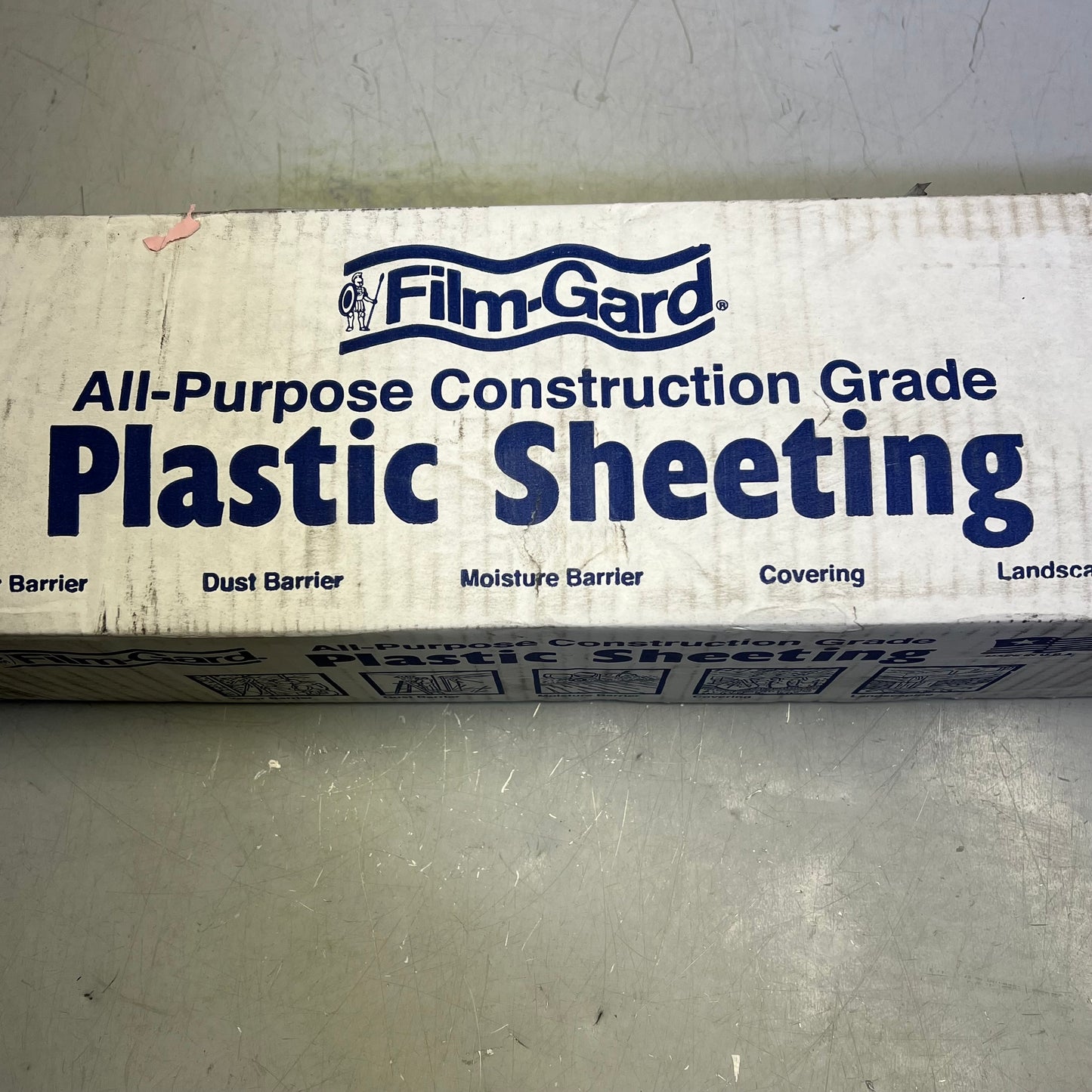ZA@ FILM-GARD Construction Sheeting Vapor Barriers, Dust Barriers & Landscaping 10' x 100' Clear CK410