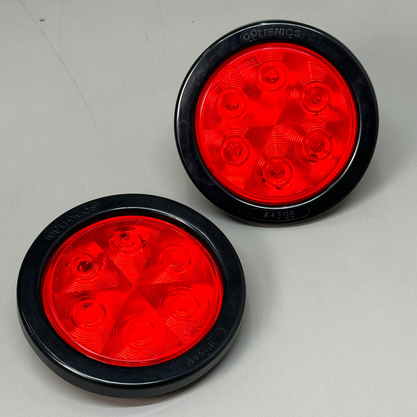 OPTRONICS (2 PACK!) Stop Turn Tail Light LED Round 431 Diameter 128 Volt Red STL13RKB