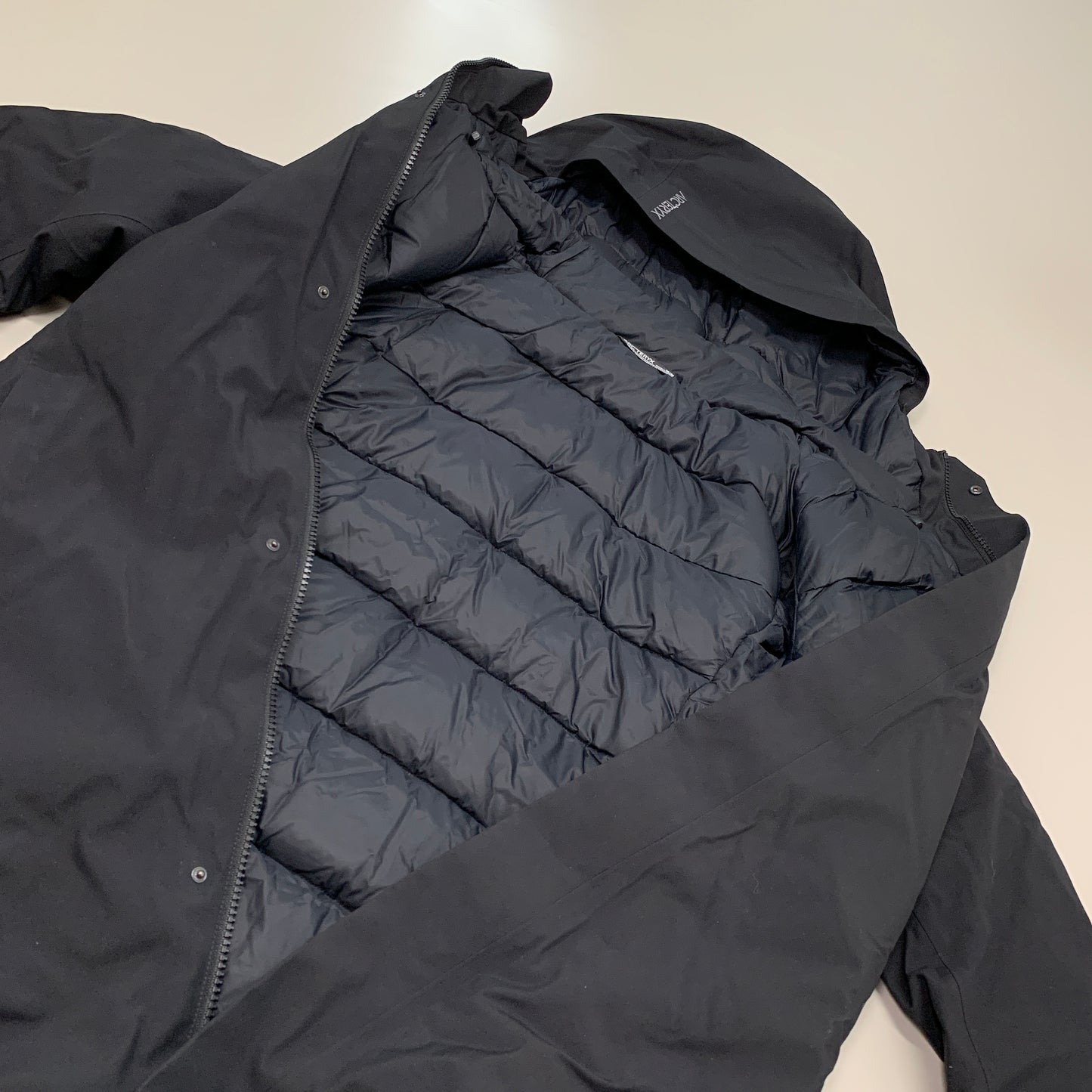 ARC’TERYX Goose Down GORE-TEX Long Patera Parka Coat Women's SZ M Black 29652