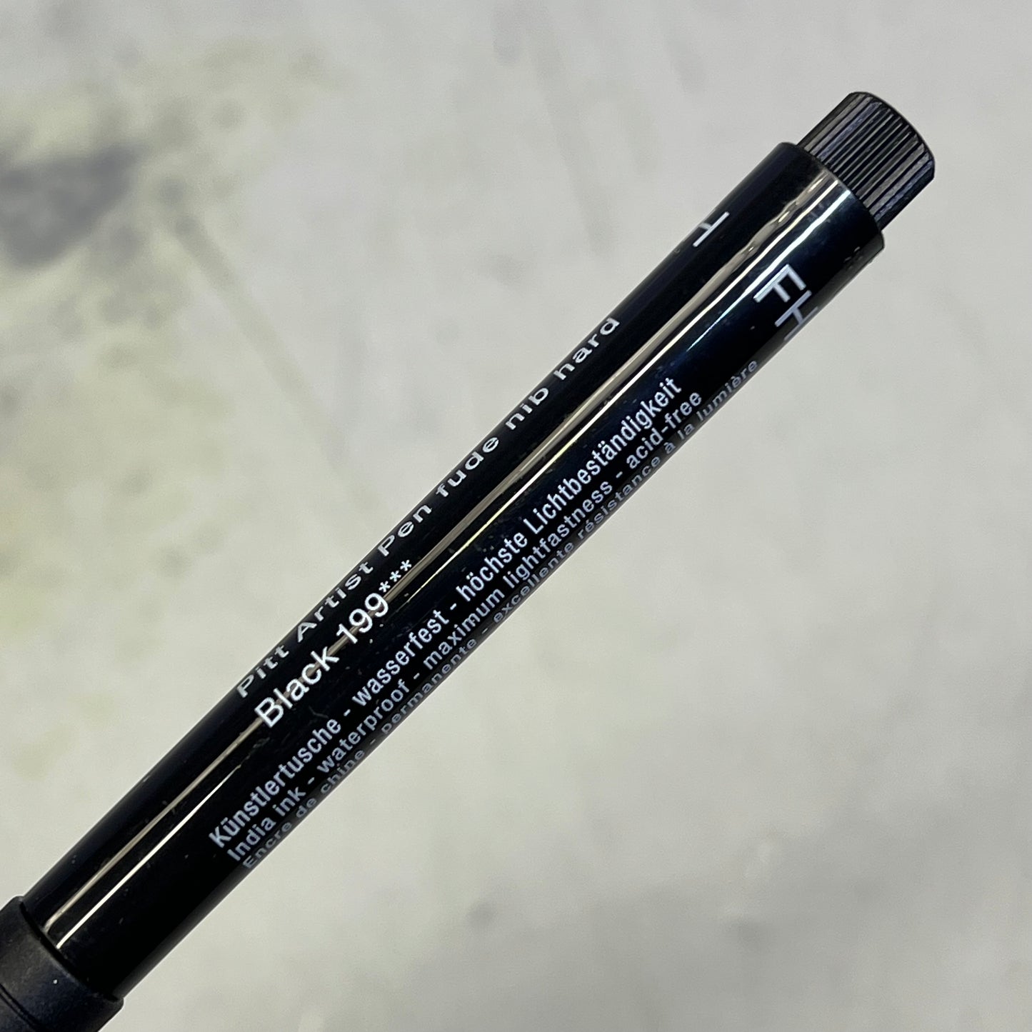 FABER-CASTELL (5 SET) PITT Fude Artist Hard Pen Pigmented India Ink 199 Black