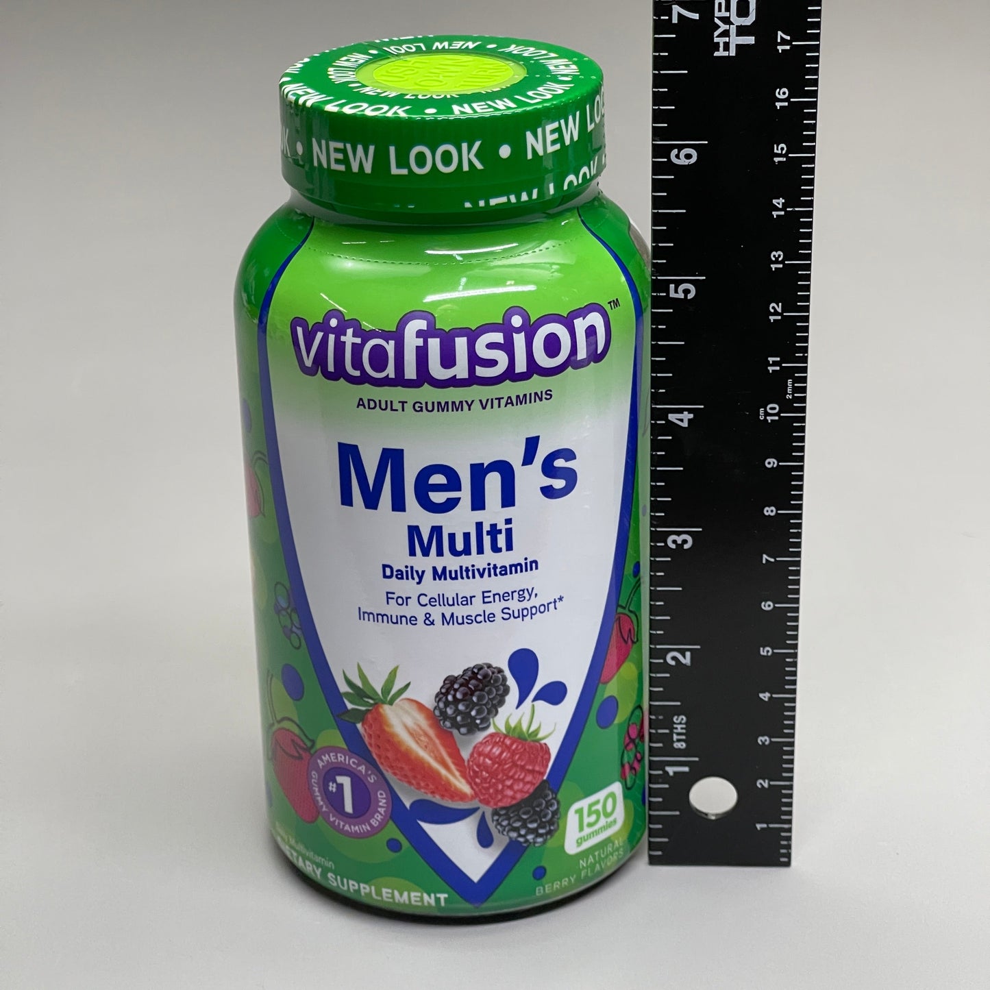 ZA@ VITAFUSION (12-PACK) Men's Daily Multi-Vitamin Gummies 150 Gummies BB 07/24 F