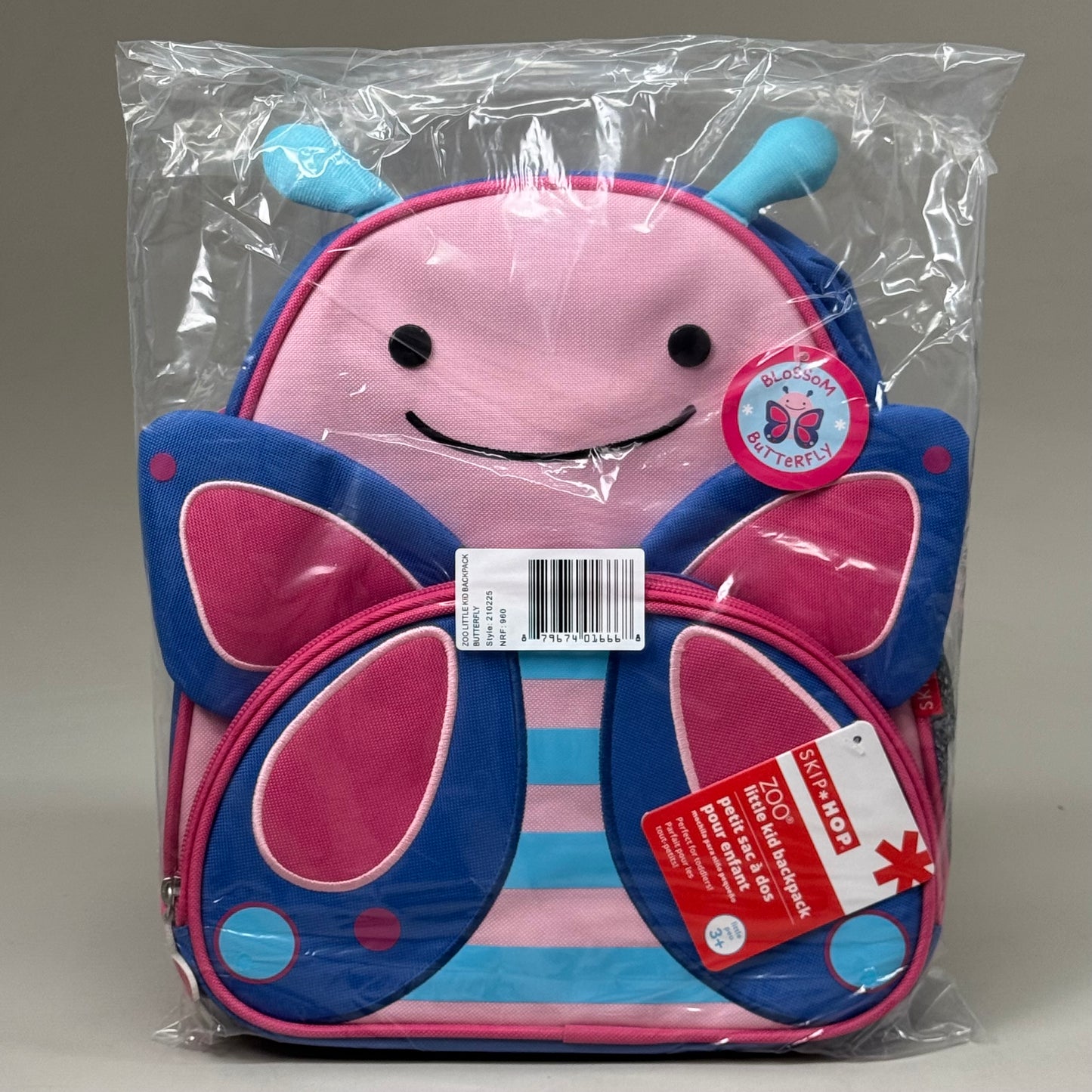 SKIP HOP Zoo Mini Backpack w/ Safety Harness Butterfly Ages 1-4 yrs Old 210225