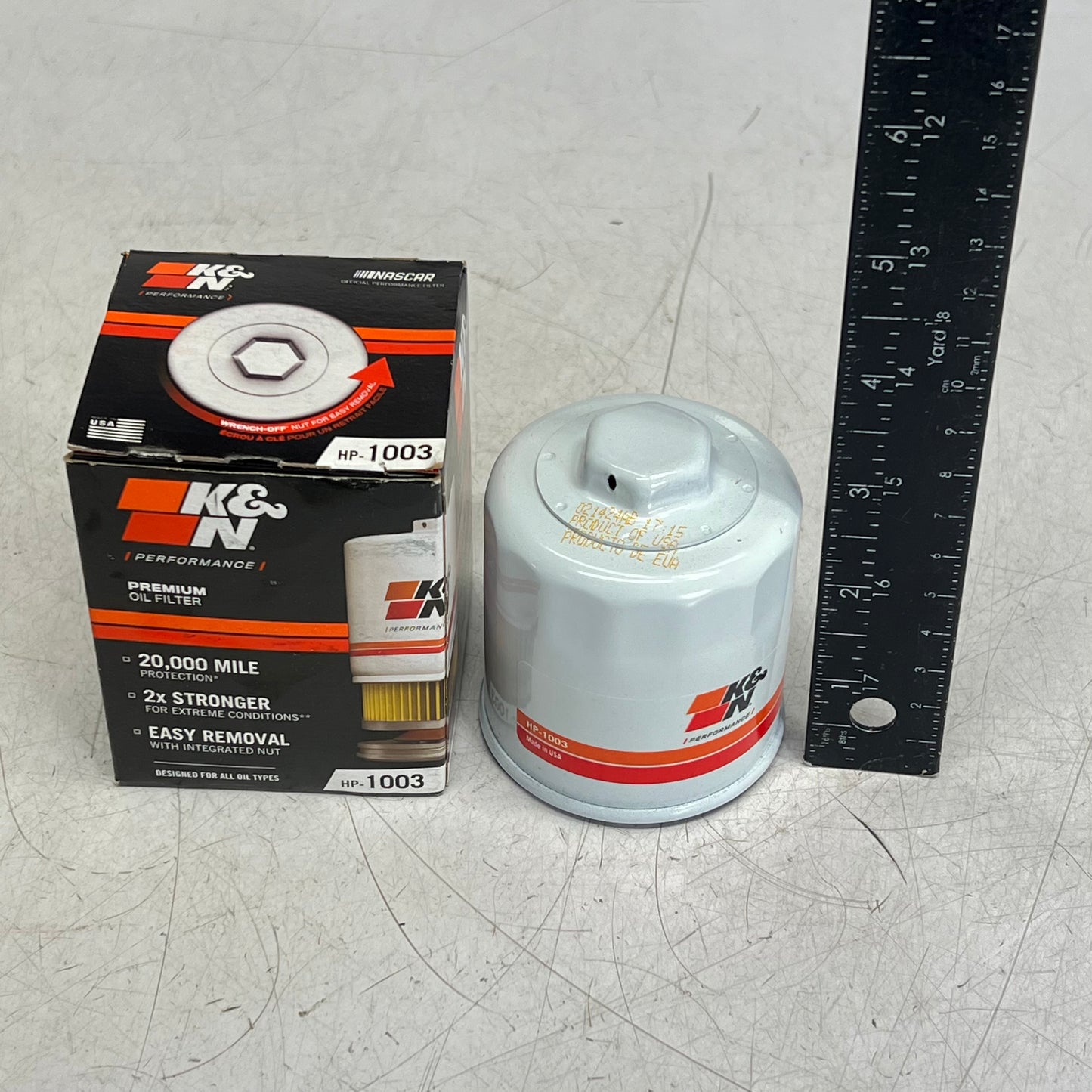 K&N (2 PACK) 20,000 Mile Premium Oil Filter for Lexus, Toyota & More HP-1003