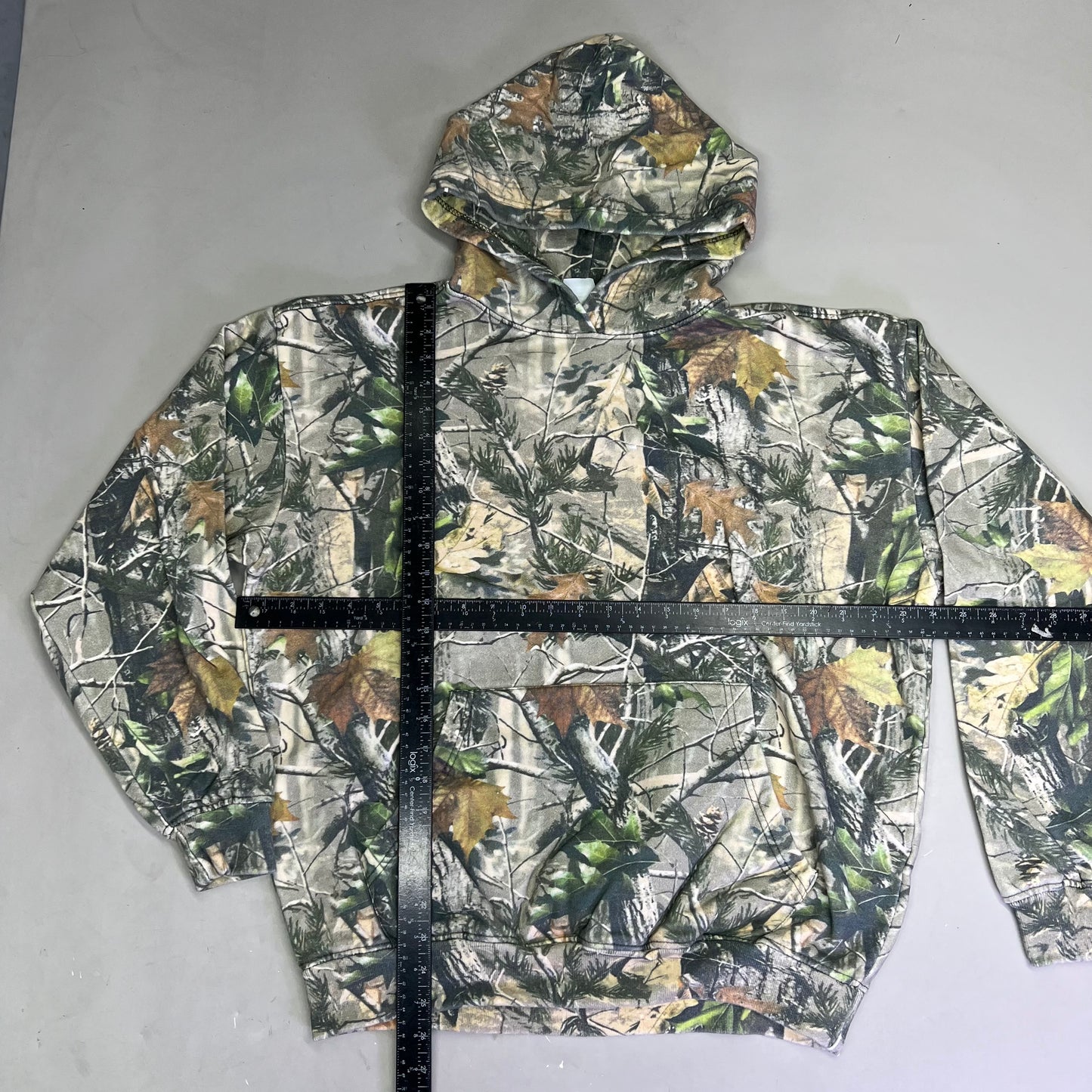 COTTON COLLECTIVE Special Hoodie 100% Cotton Fleece Unisex Sz M Camo Pattern
