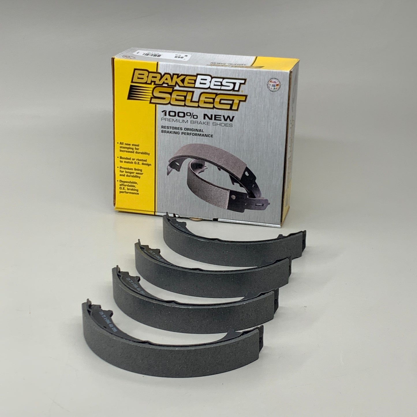 BRAKE BEST SELECT Premium Brake Shoes 4PK 868 (New Other)