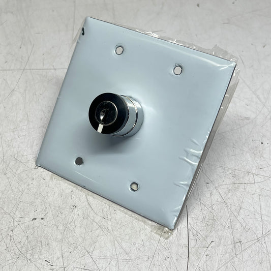 WON DOOR CORPORATION Keyswitch Assembly W/ Hardware for Door Silver 017741