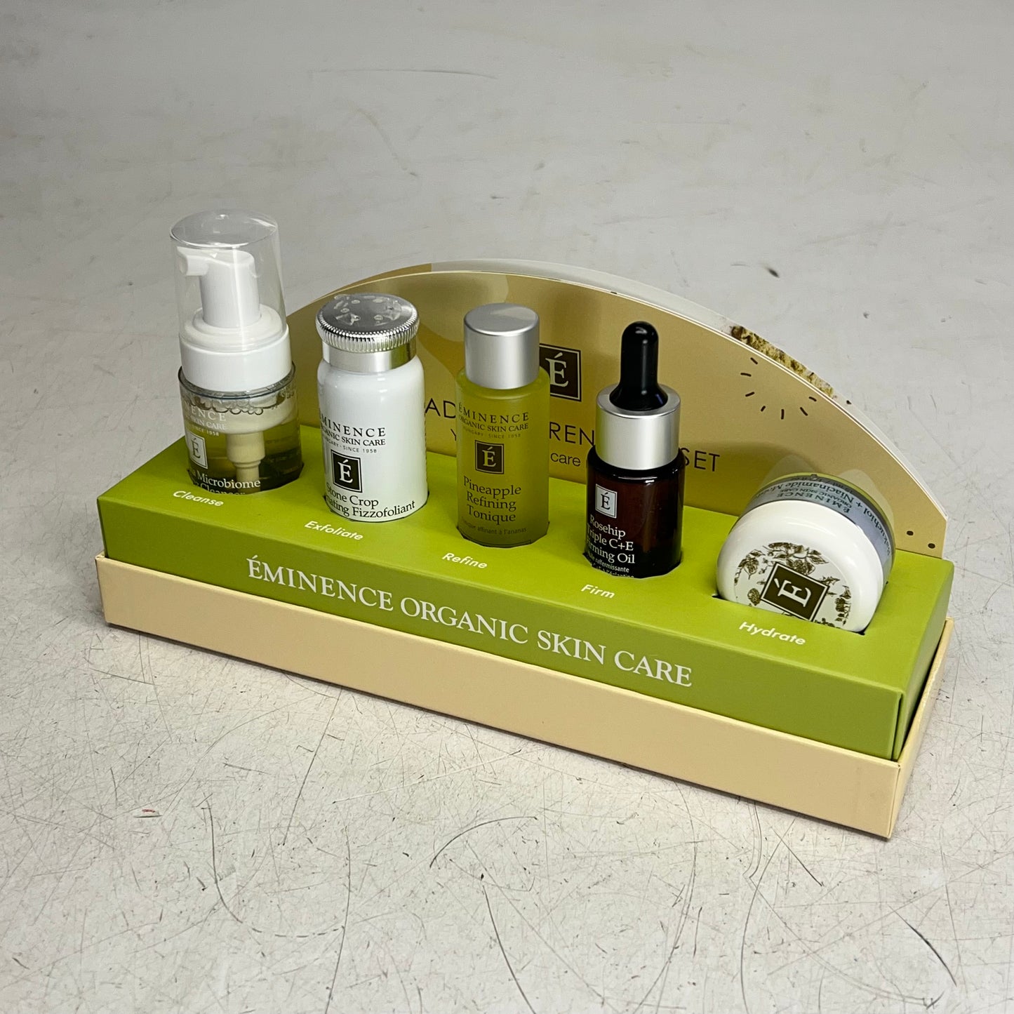 EMINENCE (5 PIECE SET) Organics Radiance Renewal Set Travel Set B919RRL