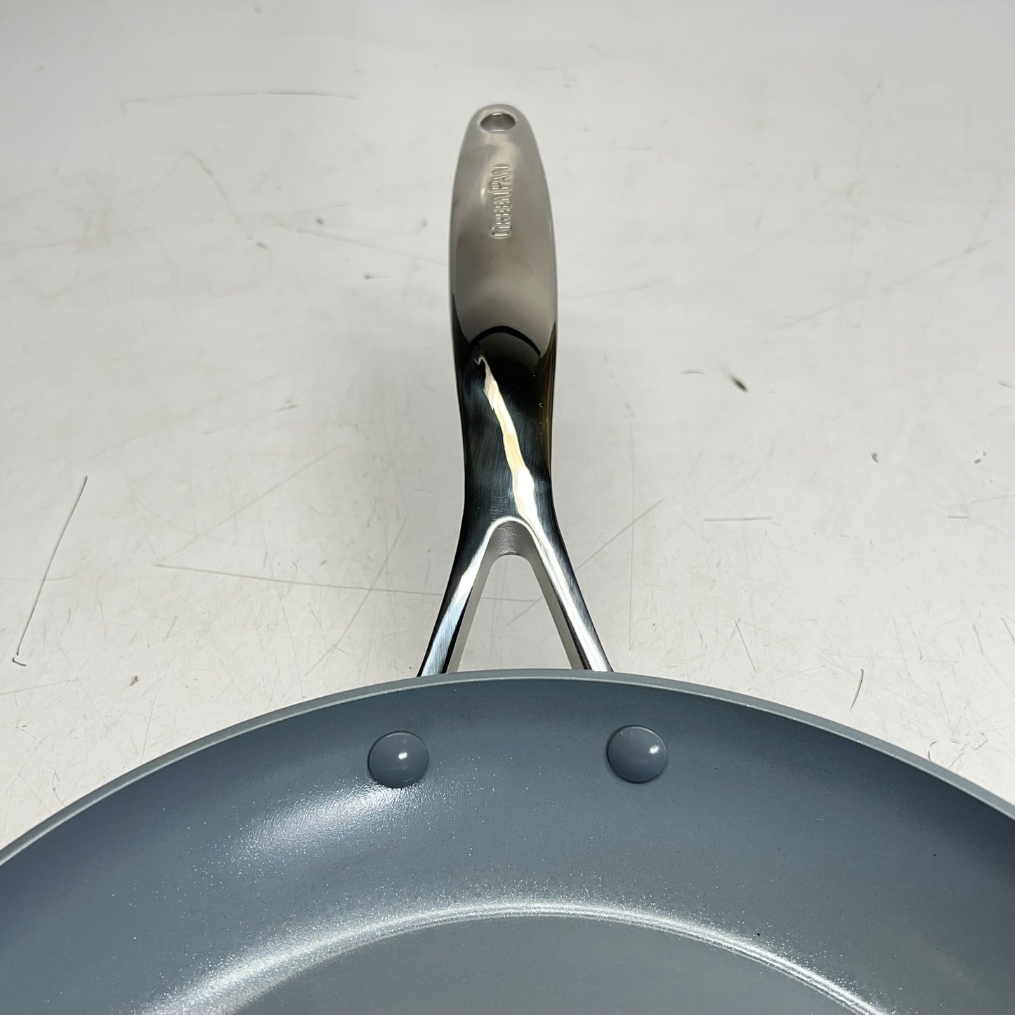 GREEN LIFE Valencia Pro Ceramic Nonstick Frypan Set  8" 9.5" & 11" Charcoal Grey