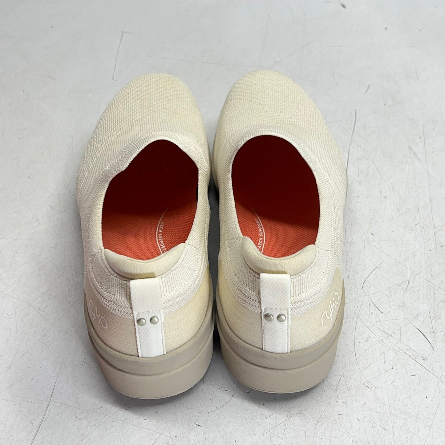RYKA Washable Stretch Knit Slip-ons - Limitless Women's Sz 11W Birch Beige W302